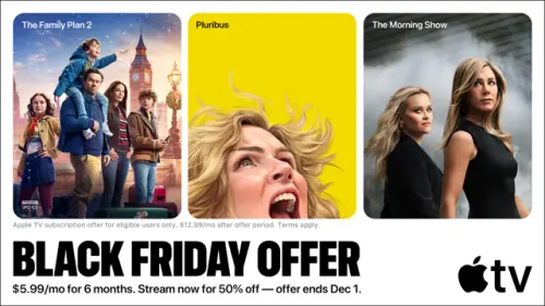 ▲Apple TV開跑黑五半價優惠。（圖／tv.apple.com）