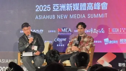 ▲法籍YouTuber酷在「2025亞洲新媒體高峰會」分享打造《中文怪物》的經驗。（圖／記者徐筱晴攝攝2025.11.24）