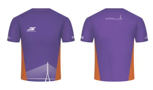 ▲淡江大橋路跑紀念跑衣。（圖／翻攝報名筆記）