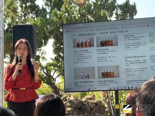 ▲商研院處長鄭瑤琳表示，這個平台名稱為產業發展服務平台，主要功能在於協助產業發展，（圖／記者金武鳳攝，2025.11.24)