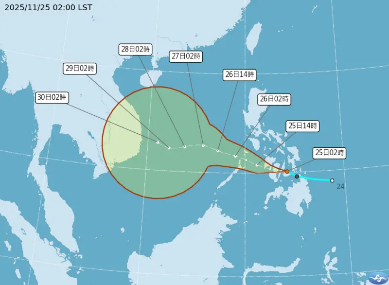 天琴颱風最快今生成！連兩波東北季風南下　吳德榮：明低溫探13度