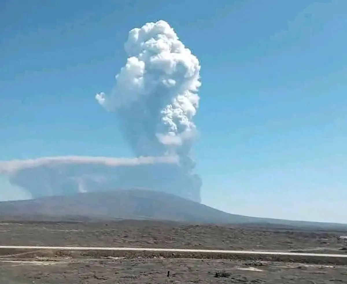 衣索比亞火山1.2萬年來首噴發！灰煙直衝天際 恐波及農畜業