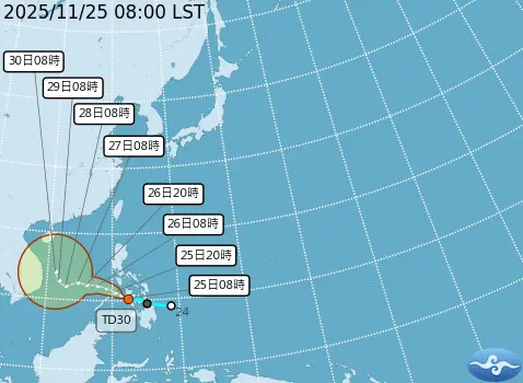天氣／天琴颱風最快今生成！外圍雲準備飄進台灣　夜晚探12度好冷
