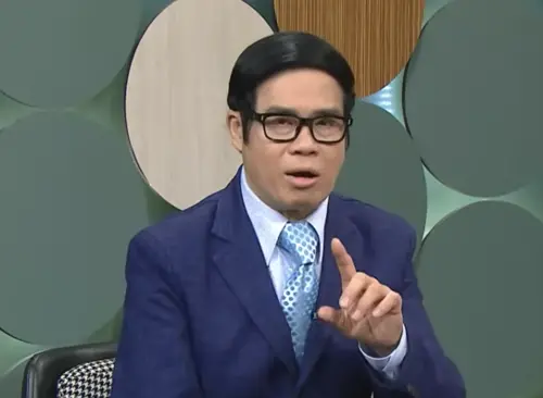 ▲安德尊在《流行都市》訪談過程中對於來賓的態度，被網友批評為「無禮」。（圖／摘自TVB  綜藝YT）