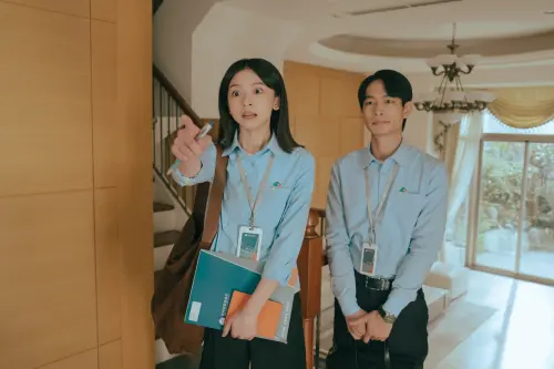 ▲陳姸霏在新劇《人生只租不賣》飾演女主角幸琪，性格直率，遇到不合理之事會破口大罵。(公視台語台提供)