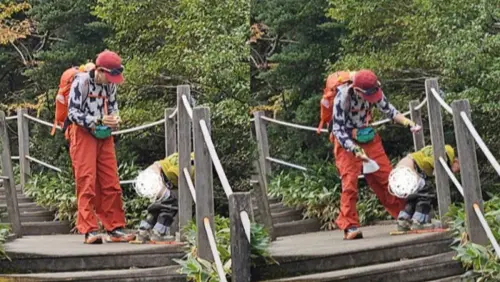 中國人「隨地放屎」又一樁！母讓兒在濟州島脫褲排便　韓網超崩潰
