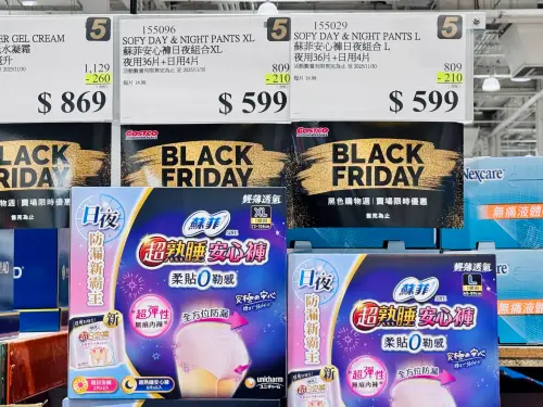 ▲長年熱銷的蘇菲超熟睡安心褲，也有推出專屬黑五的優惠折扣