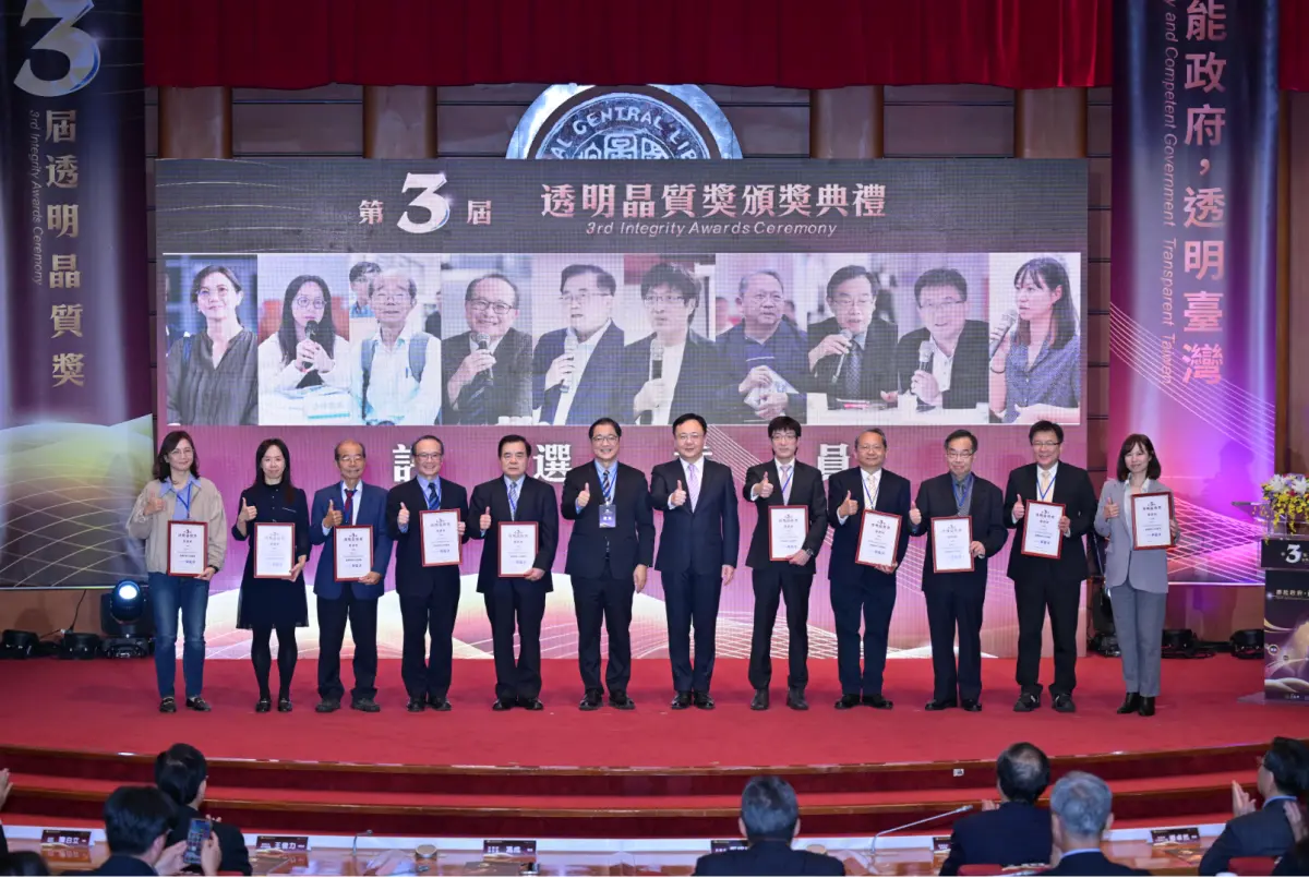 讓清廉成為進步的力量！第3屆透明晶質獎6得主出爐