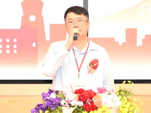 ▲中鋼公司技術部門副總經理劉宏義致詞。(圖／中鋼公司提供)