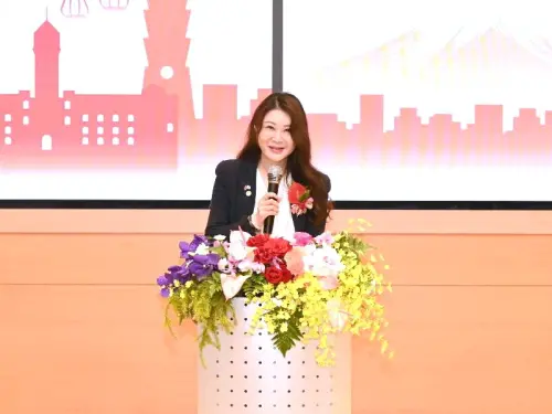 ▲金屬工業研究發展中心董事長劉嘉茹致詞。(圖／中鋼公司提供)