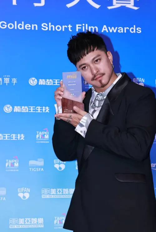 ▲黃遠在金片子大賽被選為最佳男演員。（圖／記者吳翊緁攝）