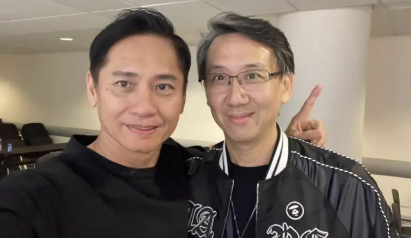 ▲黃志明（左）魂斷泰國，老友常立欣（右）曬出與其合照哀悼，感嘆：「誰知道那就是最後一次。」（圖／翻攝自常立欣臉書）