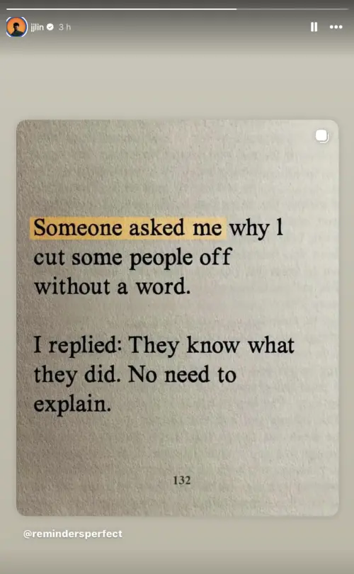 ▲林俊傑突發動態，引起聯想。（圖／林俊傑 IG @jjlin）