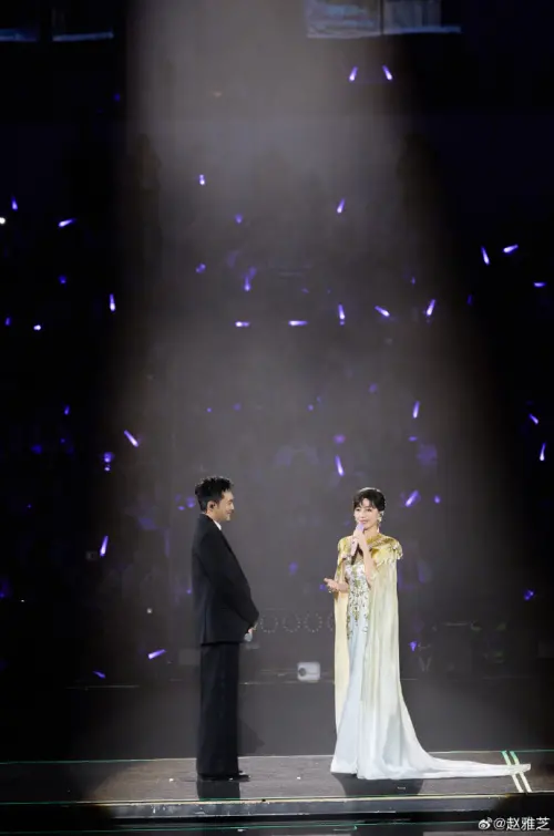 ▲張智霖驚喜為趙雅芝站台。（圖／翻攝自趙雅芝微博）