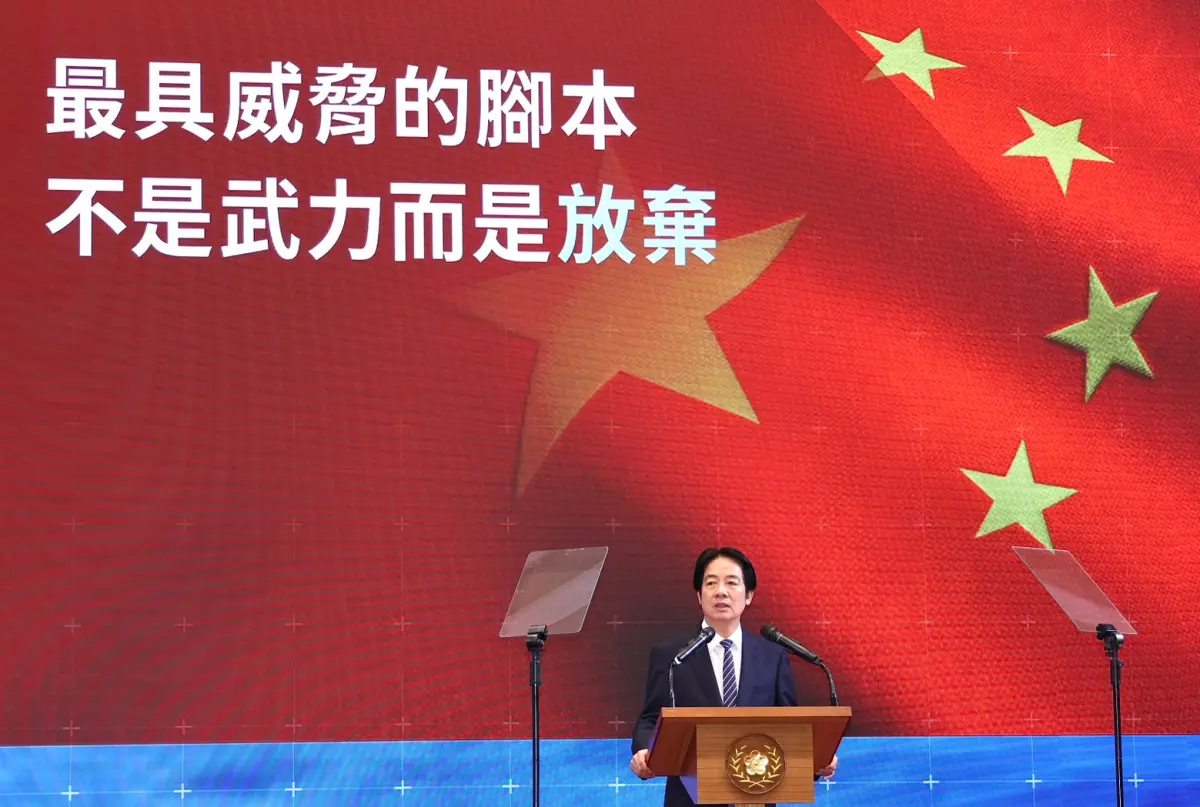 曝併吞最具威脅劇本！賴清德：有些人以為接受中國台灣就能換和平