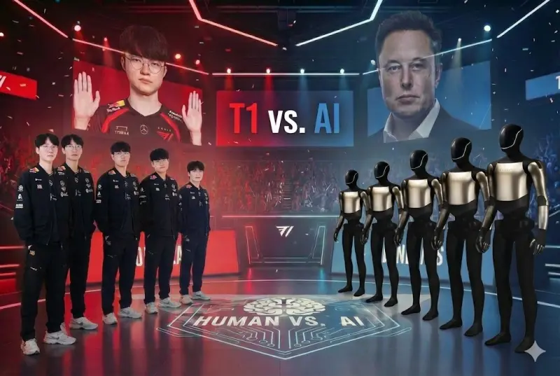 Faker準備接戰？馬斯克：讓AI對決英雄聯盟最強人類　T1回應了