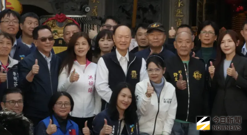 ▲艋舺青山王祭170周年記者會，藍綠民代都到場出席。（圖／記者呂炯昌攝，2025.11.26）