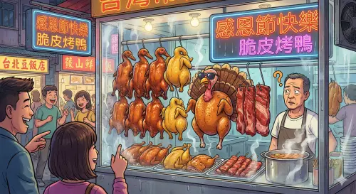 ▲2025年感恩節賀卡圖片，手機上長按照片可另存，或照片上按滑鼠右鍵另存圖片。（圖／Gemini AI生成）