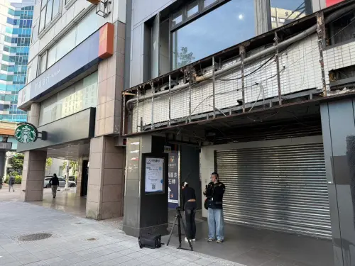 ▲中國「瑞幸咖啡」傳出將在台北南京東路三段222號開幕，地點臨近星巴克南京復興門市。（圖／記者蕭涵云攝）