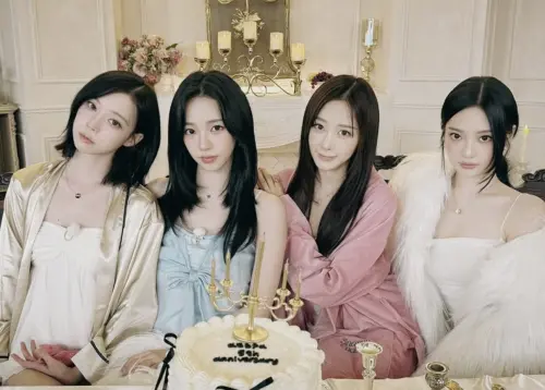 ▲韓國女團aespa人氣超旺，若真的現身大巨蛋開球、表演，勢必會帶動一連串商機。（圖／IG＠aespa_official）