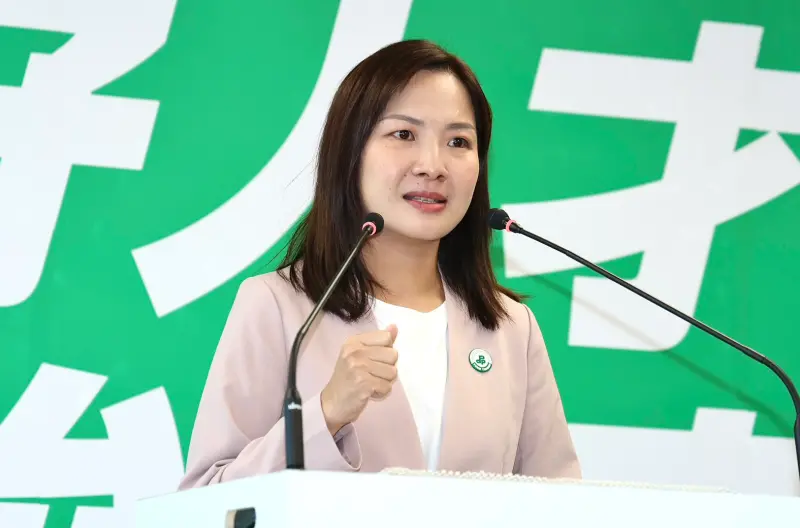 ▲陳品安強調,她沒有辦法選擇她在哪裡出生,但能選擇她要在哪裡落地生根,苗栗就是她的選擇。(圖/記者朱永強攝,2025.11.26)