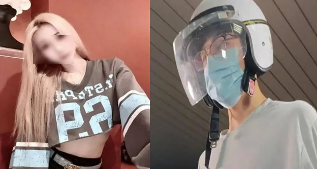 ▲谷姓夜店女公關（左）不堪遭男友暴力相向，進而提分手與聲請保護令，不料卻慘遭劉柏葳（右）亂刀殺死。（圖／翻攝畫面）