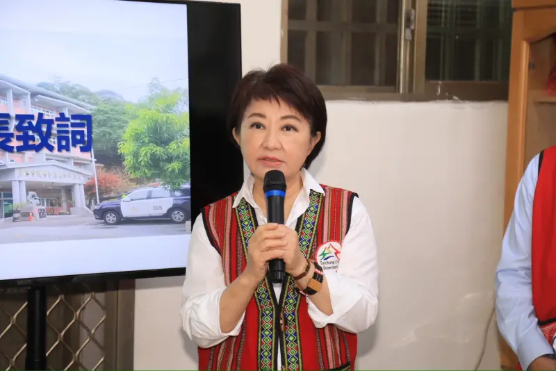 ▲台中市長盧秀燕今天到和平區視察，強調地方預算嗷嗷待哺。（圖／台中市政府提供，2025.11.27）