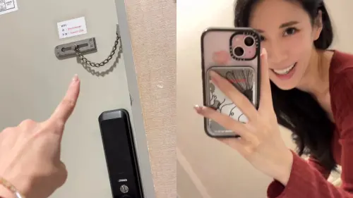 ▲黃喬歆曝自己在房間內不敢出門，甚至將房門反鎖直到晚上9點多。（圖／黃喬歆 IG @qiaoxinhuang）