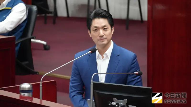 ▲台北市長蔣萬安赴市議會參加市政總質詢。（圖／記者呂炯昌攝）