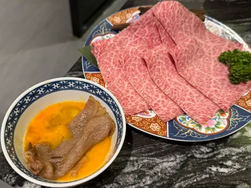 ▲橋山壽喜燒是台北知名預約困難店。（圖／記者蕭涵云攝）