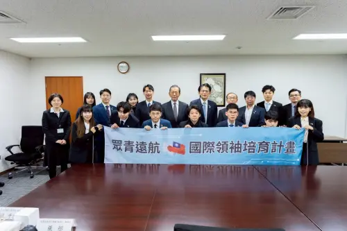 ▲民眾黨主席黃國昌率團訪日，拜會日本台灣交流協會。（圖／民眾黨提供）