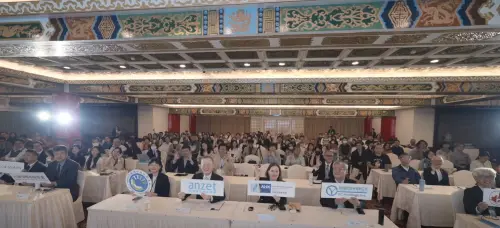 TAISE President and Chairperson Chien, Director-General Tsai and Chief Representative Langerbeck attend the event held at the Grand Hotel. (Facebook, TAISE)