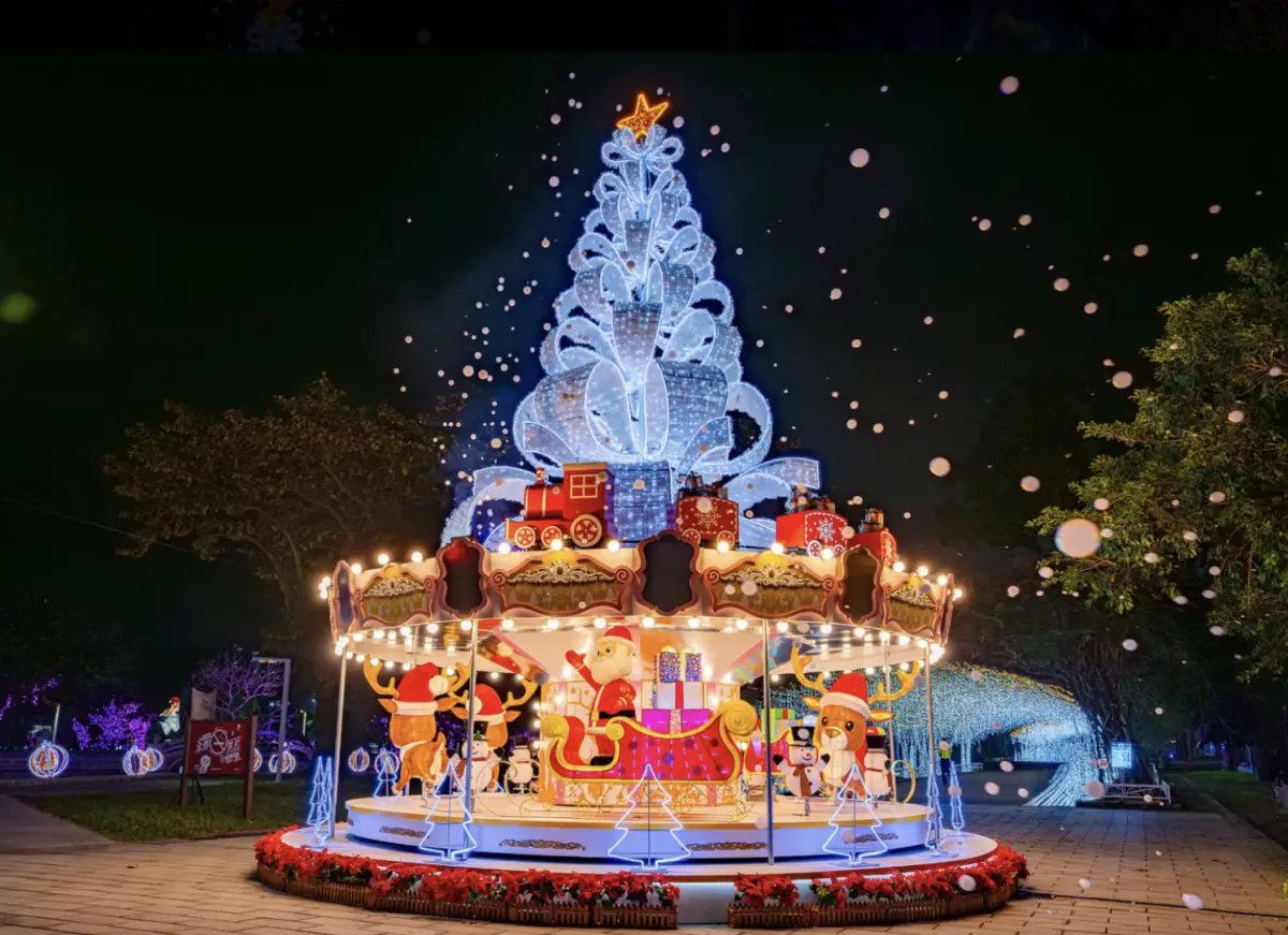 2025屏東聖誕節來了！3棵聖誕樹、14組燈 必看、地圖、交通一覽