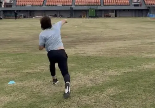 中職／林岳平「100公尺遠投」秀超強臂力！統一獅運科教練也嚇傻
