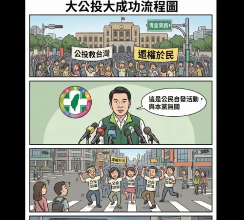 看穿綠營招式？民進黨宣示「大公投大成功」　王鴻薇用AI揭三部曲
