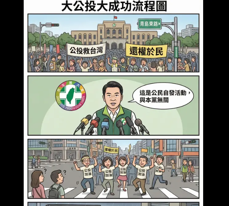 看穿綠營招式？民進黨宣示「大公投大成功」 王鴻薇用AI揭三部曲