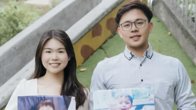 ▲「張君雅小妹妹」簡嘉芸（左）今（28）日於社群IG宣布登記結婚，po出與老公、愛犬「一家三口」的合照，並寫下：「一屋兩人、三餐、四季與一條歐告」，羨煞眾人。（圖／翻攝自簡嘉芸Threads）