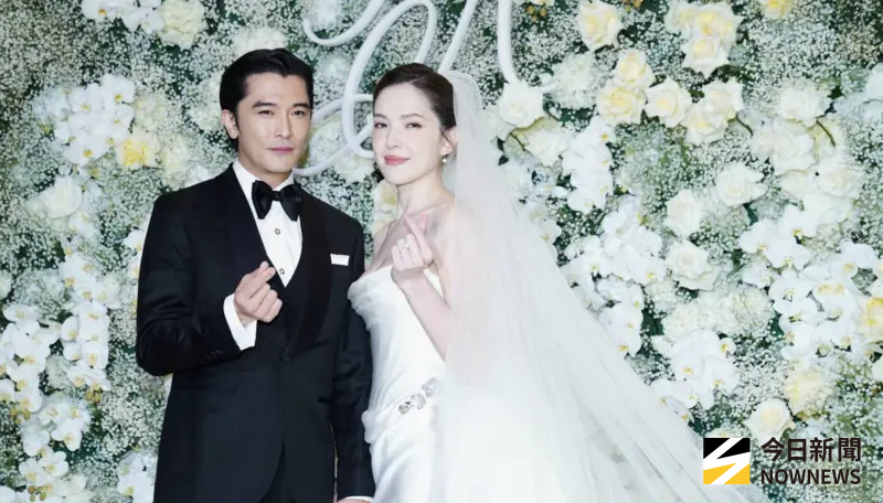 許瑋甯世紀婚禮浪漫破表！邱澤深情直球告白：身邊有妳一切都好