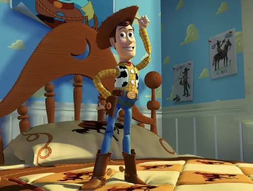 ▲胡迪在《玩具總動員》中，差一點就要是壞蛋，後來在測試過程中就發現不行這樣安排，很快變成正值、善良的角色。（圖／摘自IMDb）