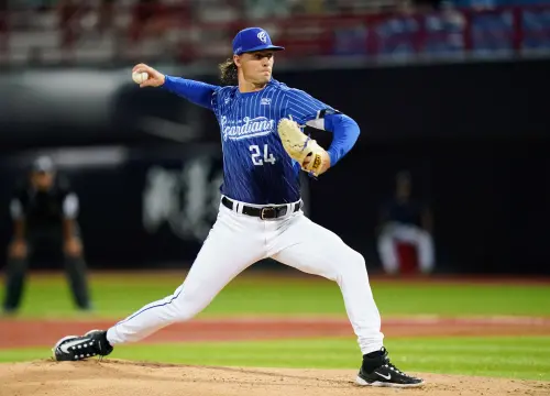 ▲魏斯2023年歷經3A、獨立聯盟後，於8月來到中職加入富邦悍將，中文譯名瑞恩，如今還成為鄧愷威進入太空人開季26人名單的競爭對手。（圖／中職提供）