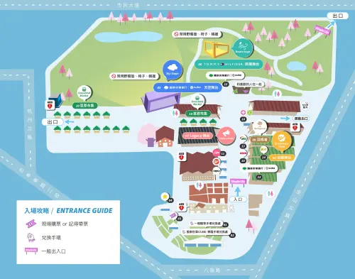 ▲「2025 Simple Life 簡單生活節」完整場域圖。（圖／簡單生活節官網simplelife.streetvoice.com/）