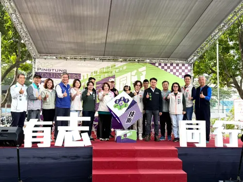 ▲屏東志工運動大會登場，周春米表示志工是縣政最堅實後盾。（圖／屏東縣府提供）