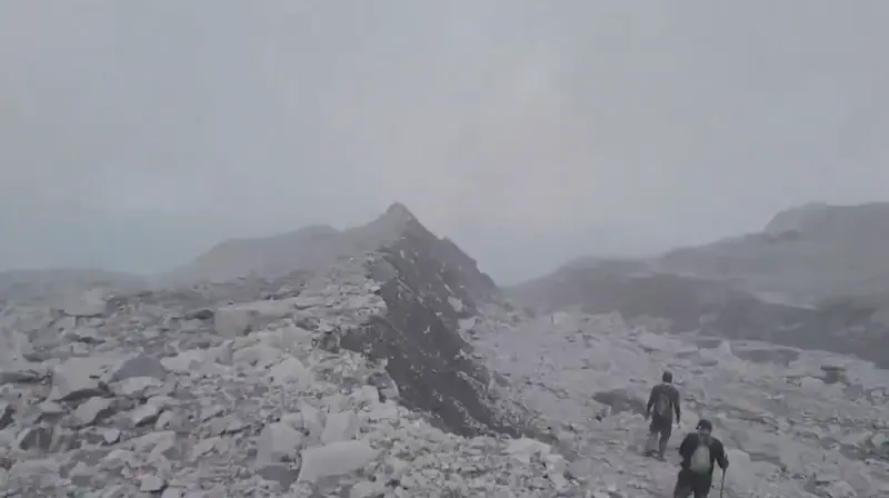    ▲特遣隊歷經9天8夜抵達堰塞湖勘查狀況並安全歸隊，任務就是要沿路記錄崩塌長度、地形地貌與坡度等，透過照片跟文字敘述並以座標記錄並回報。（圖／農業部林保署提供）  