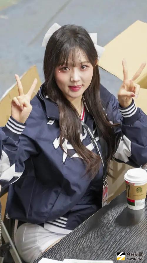 ▲姜秀京希望自己在粉絲們心目中的印象，是一個「非常努力」的啦啦隊員。（圖／記者張一笙攝）