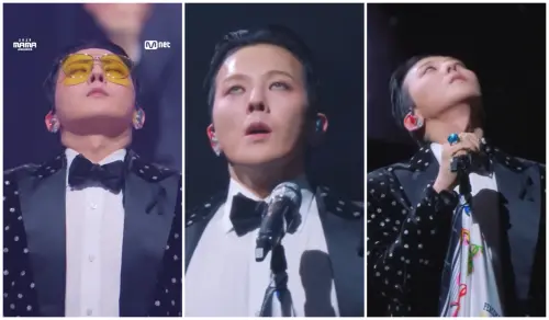 ▲GD MAMA壓軸登台！疑設備出包唱到爆氣（圖／Mnet K-POP YouTube）