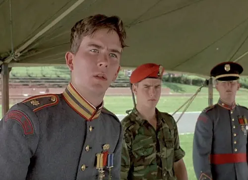 ▲《熄燈號》中的主角是年紀輕輕已是奧斯卡得主的提摩西赫頓（左起），湯姆克魯斯與西恩潘都是陪襯。（圖／摘自IMDb）