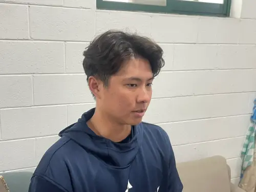 ▲中信兄弟新秀伍立辰回顧今年球季，自評70分。（圖／記者林子翔攝）