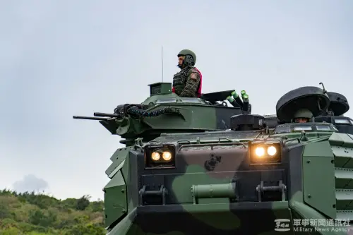 Image of Republic of China (ROC) Marine Corps Live-Fire Drills. (MNA)