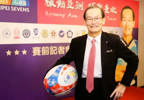 ▲第六屆元坤盃國際大專七人制橄欖球邀請賽即將於12月27日至28日在臺北田徑場點燃戰火，創辦人杜元坤信心十足的表示，要讓世界看到元坤盃，期盼選手們能在球場上發光發熱。(元坤運動文創產業有限公司提供)