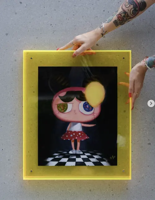 ▲梁云菲創造的人物DIANA。（圖／翻攝自IG@nanaliangbadgal）